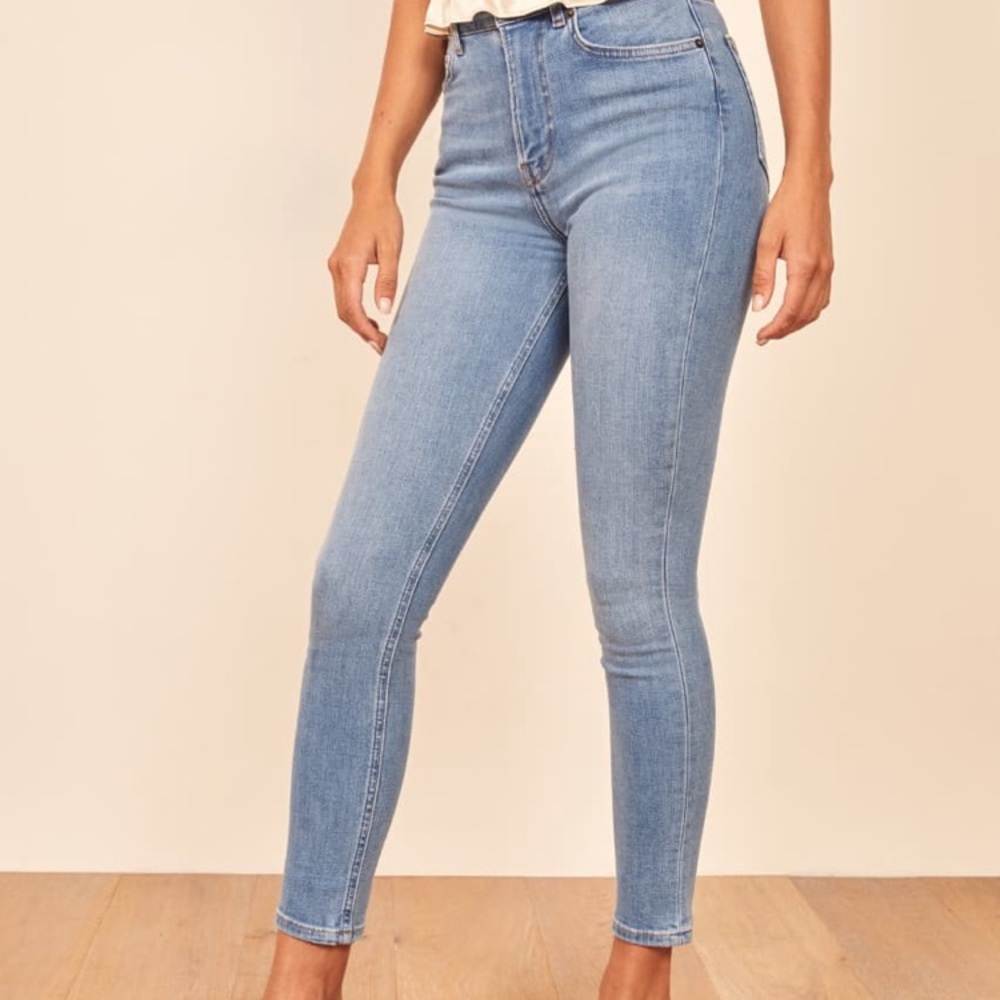 Harper High Rise Skinny Cropped Jeans NWT